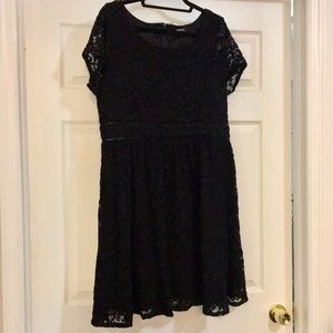 NWOT TORRID Black Lace Cocktail Dress
